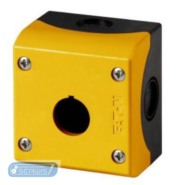 Obudowa kasety 1-otworowa - żółta RMQ (Eaton)